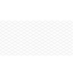 Isometric Grid Seamless Pattern Outline Isometric