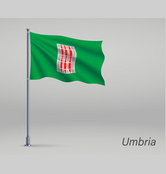 Waving Flag Umbria - Region Italy