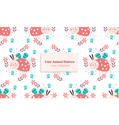 Bee Animal Seamless Pattern Background