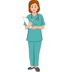 Female Nurse Cartoon