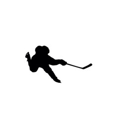 Ice Hockey Silhouettes