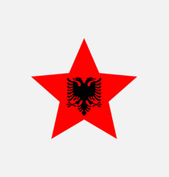 Albania Star Flag