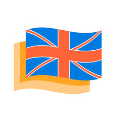 Union Jack National Flag Design Element