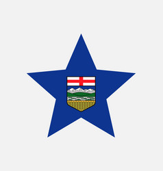 Alberta Canada Star Flag