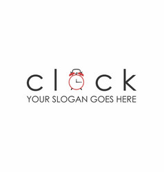 Letter Clock Writing Font With Alarm Watch