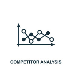 Competitor Analysis Icon Creative Element Design