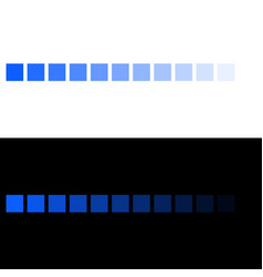 Blue Color Palette Fading Into Transparency