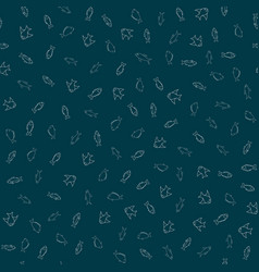 Fish Seamless Pattern Background