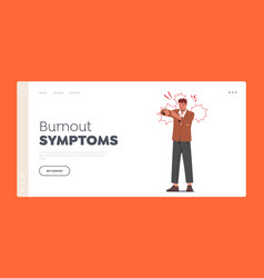 Burnout Symptom Landing Page Template Deadline