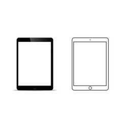 Mockup In Front Of A Black Tablet That Looks