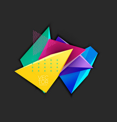 3d Triangles Geometric Abstract Background