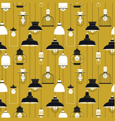 Ceiling Lamp Seamless Pattern