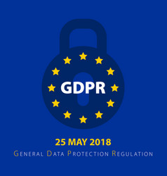 General Data Protection Regulation Gdpr Padlock