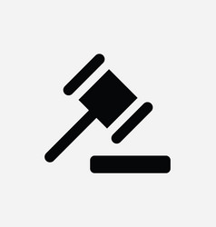 Justice Gavel Icon Judge Law Layer Hammer Legal