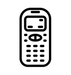 Mobile Phone Old Gadget Line Icon