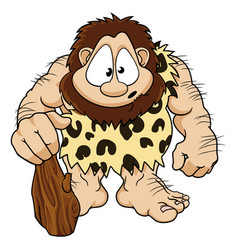 Caveman Cartoon Character