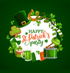 Happy Saint Patricks Day Irish Holiday Frame