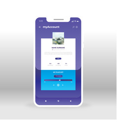 Liquid background social media user account ui ux Vector Image