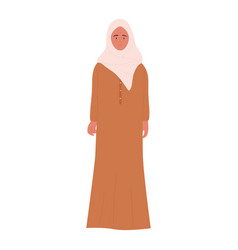 Elderly Muslim Woman In Traditional Outfit