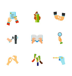 Hands Icon Set