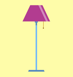 A yellow floor lamp Royalty Free Vector Image - VectorStock A yellow floor lamp Royalty Free Vector Image - VectorStock