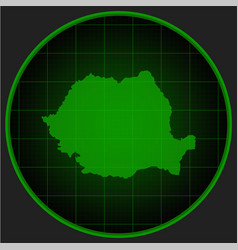 Map Romania On The Radar Screen