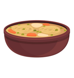 Meat Soup Icon Cartoon Food Dish