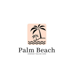 Palm Trees Logo Design