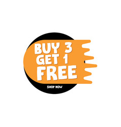 Buy 3 Get 1 Free Sale Banner Design Template