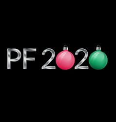 Merry Christmas Greeting Card Design Pf 2020