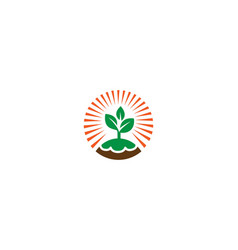 Nature Agriculture Ecology Plant Logo