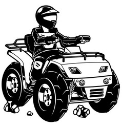 Atv Quad Bike Line Art