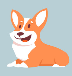 Lying Corgi Dog