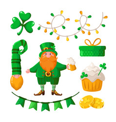 Saint Patricks Day Cartoon Set