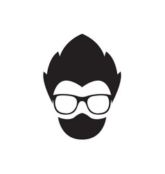 Cartoon Mask Man Icon Logo