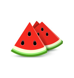 Realistic Of Triangular Watermelon