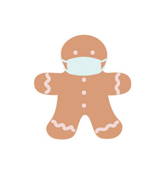 Gingerbread Man In Mask