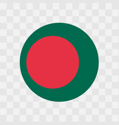 Circle Flag Of Bangladesh