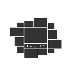 Family Photo Collage Frames Template