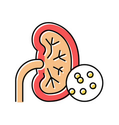 Kidneys Problem Color Icon