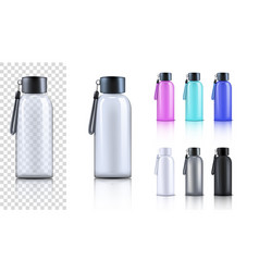 3d Water Bottle Glass Gym Sport Drink