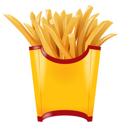 Graphic Of A Fast Food French Fries Box