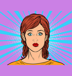 Pop Art Woman Portrait