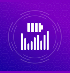 Battery Performance Icon Design