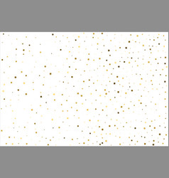 Random Falling Gold Stars On White Background