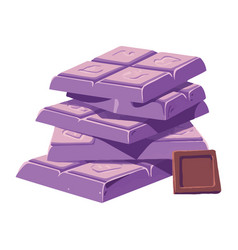 Sweet Purple Chocolate Bars Icons