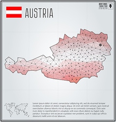 Colorful europe map with countries and capital Vector Image