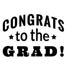 Congrats To The Grad Star Sticker