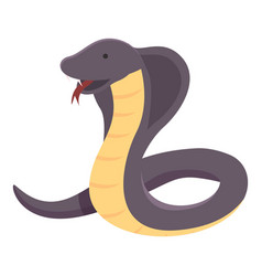 King Cobra Venom Icon Cartoon Snake Head