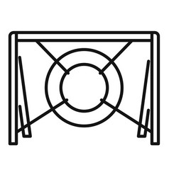 Dog Tire Obstacle Icon Outline Style